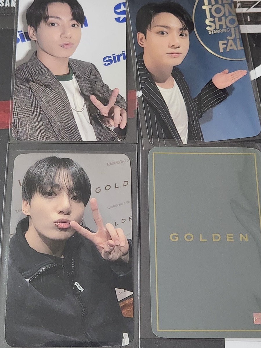 BTS JUNGKOOK LUCKYDRAW PHOTOCARD Golden Album Official SOUNDWAVE M2U  POWERSTAT 2