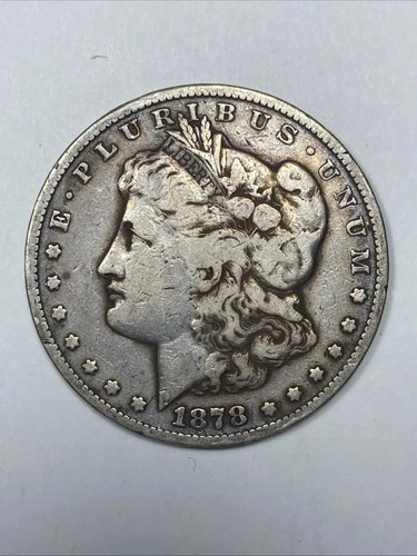 1878-CC Morgan Dollar 1.00.Nice Fine Carson city.