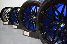 19 20 Bmw M3 M4 Comp 666m Black Factory Oem Original Wheels Rims 2x Tires