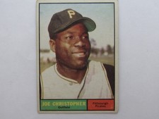 Old Baseball Card 1961 Topps 82 Joe Christopher - Very Good
