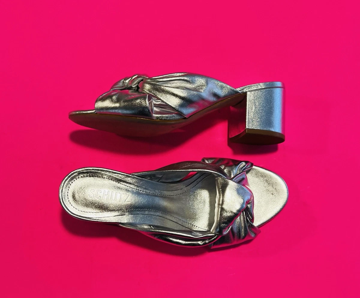 Schutz Silver Heels for Women for sale | eBay display picture 1