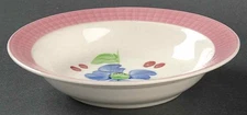Blue Ridge Southern Pottery Cassandra Pink Fruit Dessert  Bowl 8953536