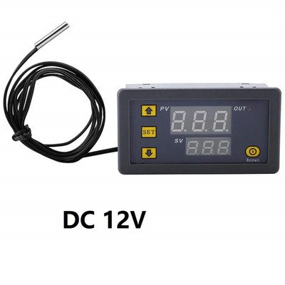 W3230 12V 24V 220V Digital Temperature Controller Thermostat Regulator Heating C