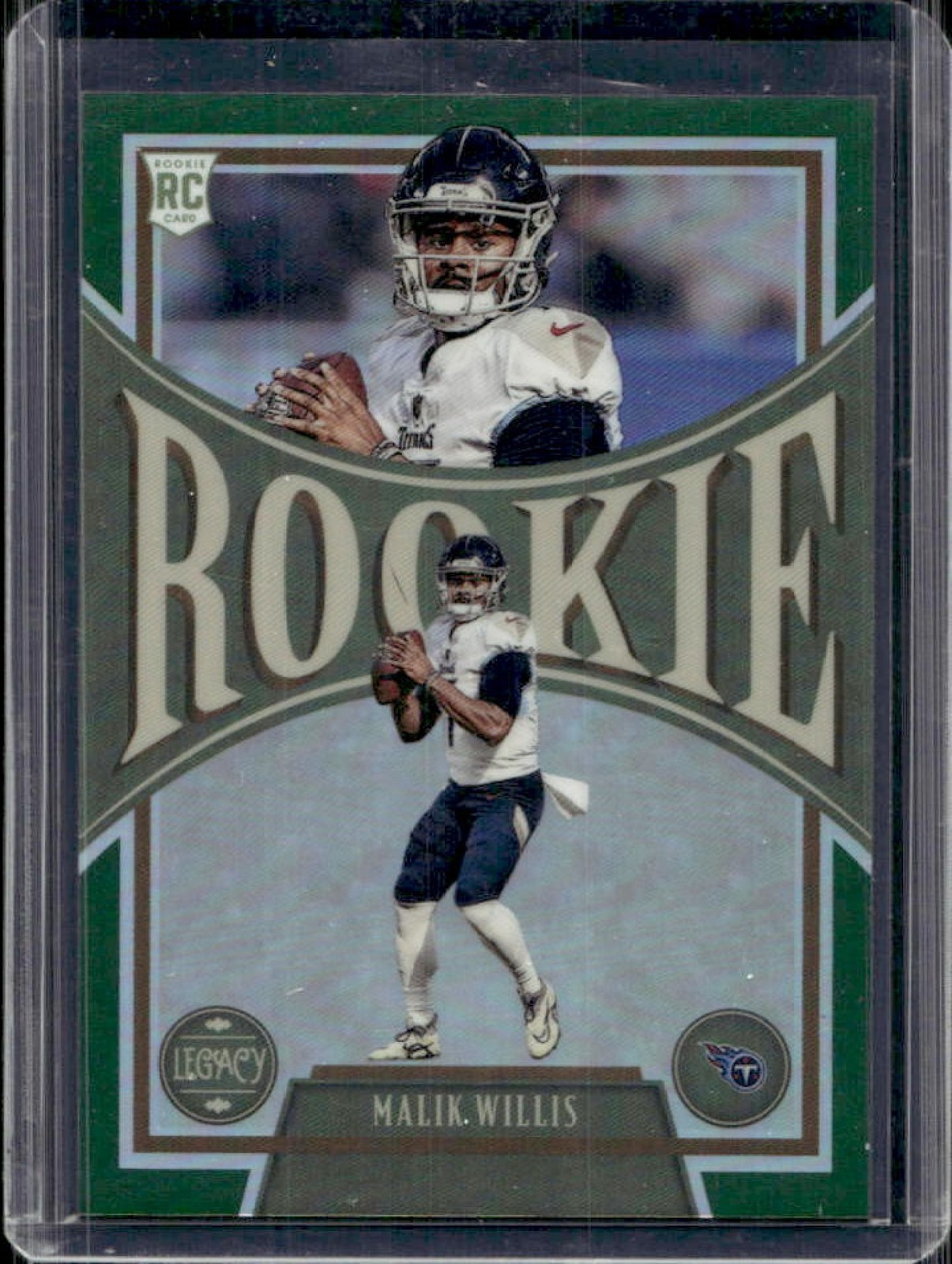Malik Willis Panini Chronicles Legacy Update Rookies #202 Green