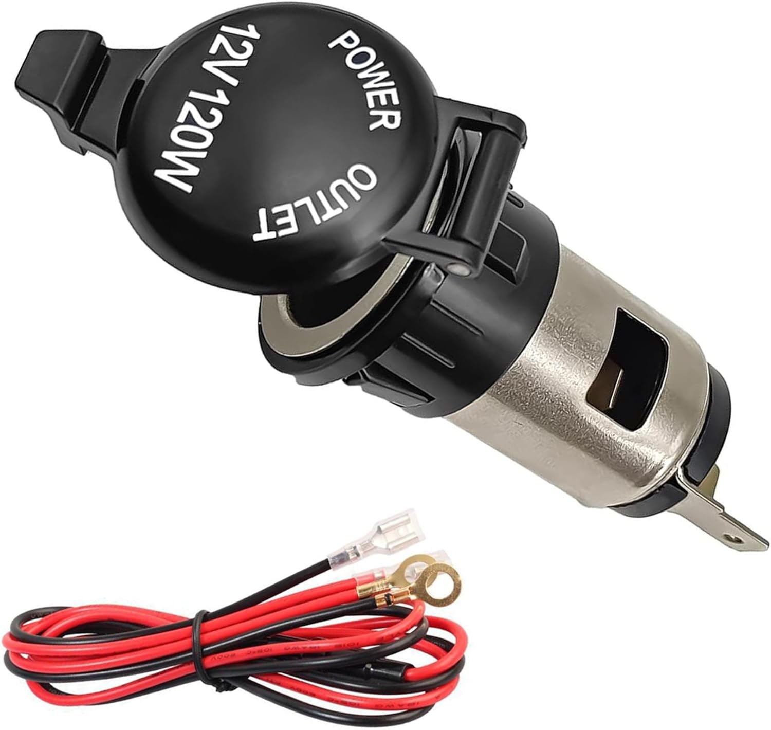 Socket,dc 12v Automotive 1pcs12v Metal Cigarette Lighter