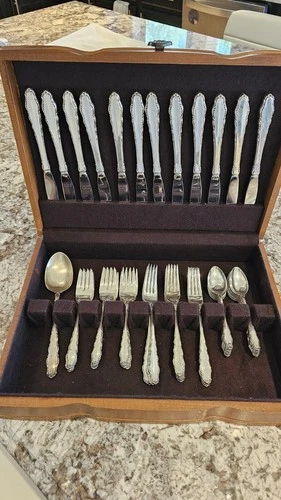 Reed & Barton Sterling Silver - 12 Place Settings w/ case (49 pieces)