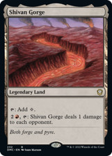 1 x Shivan Gorge - Commander: Dominaria United - NM-Mint - MTG