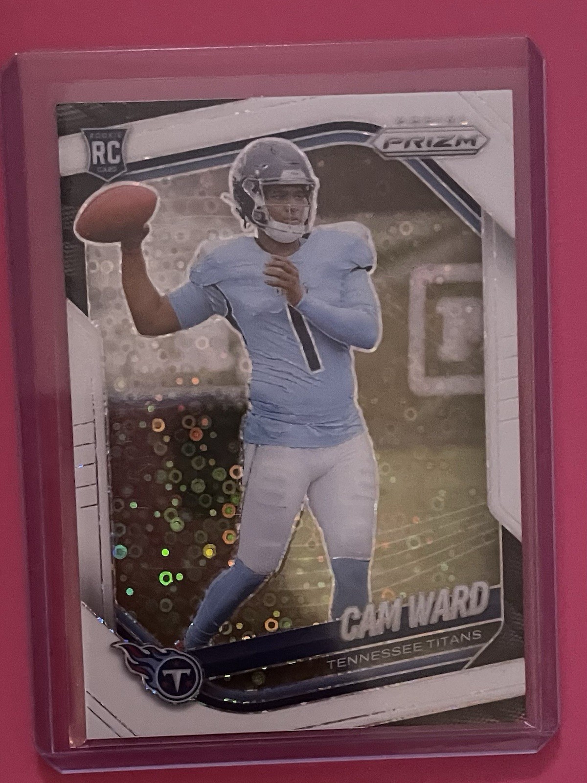 2025 Panini Prizm - Rookies Cam Ward #352 White Disco Prizm (RC)