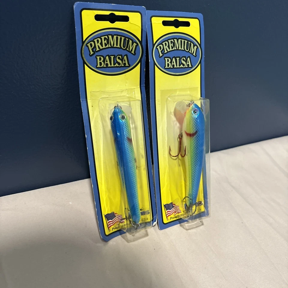 Lote de 2 Lee Sisson Crankbaits, LS.SB.32.BX6 Weedless, Dives 2-5’, Premium Balsa Foto 2 de 4