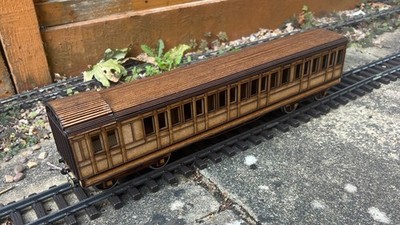 Vogelkäfigwagen Maßstab 1:32/Spur 1 SECR D Typ Toilettenbremse Verbund