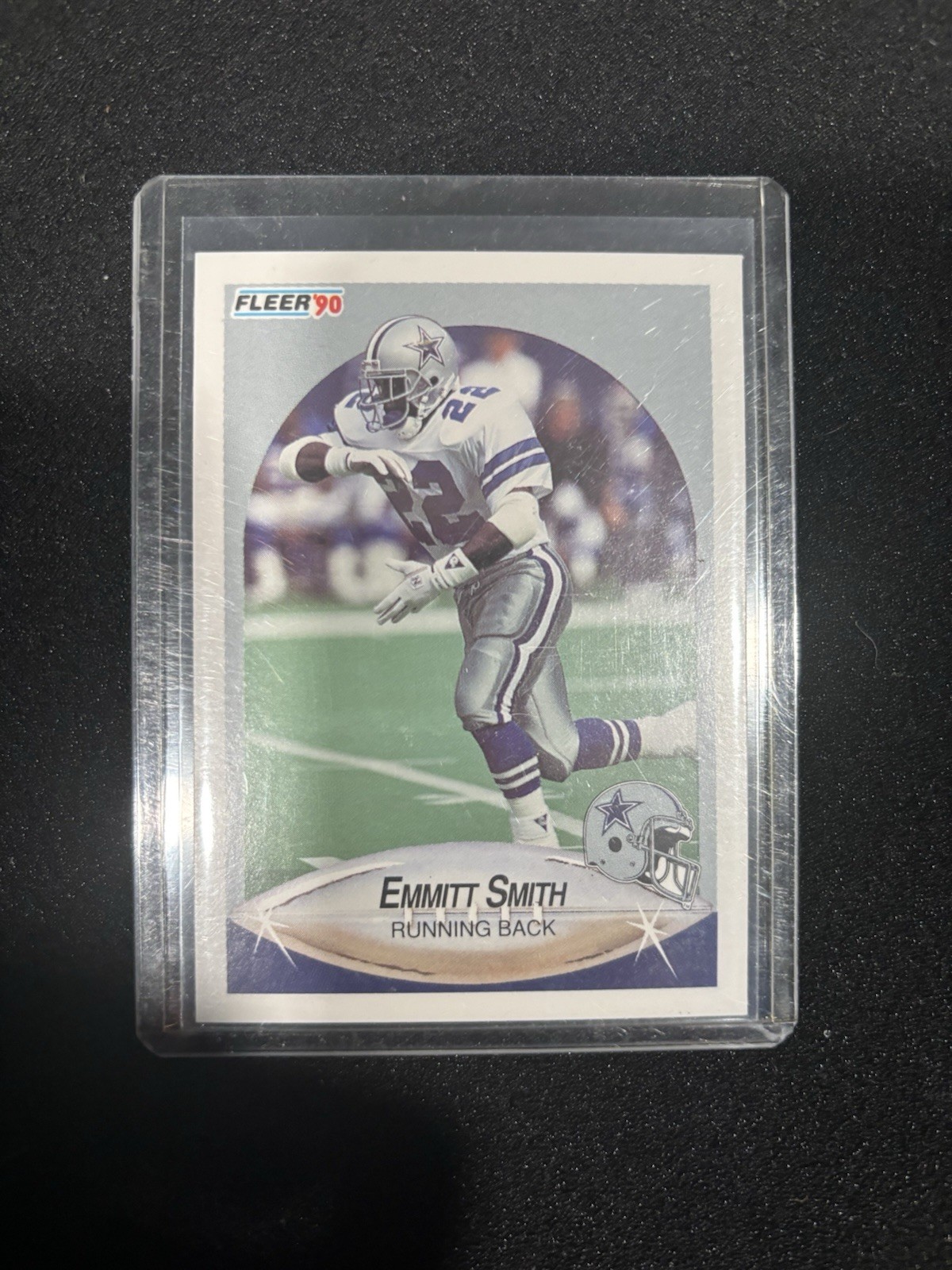 1990 FLEER UPDATE - EMMITT SMITH - ROOKIE CARD # U-40 - DALLAS COWBOYS