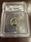 1943 ICG Lincoln Wheat Cent Steel Black Ruthenium Genuine Uncirculated
