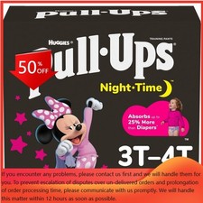 Pull-Ups Girls' Night-Time Potty Training Pants - 3T-4T - 60ct