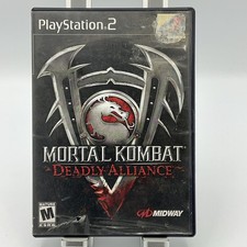 Mortal Kombat: Deadly Alliance Sony PlayStation 2, 2002 GAME CASE No Manual 