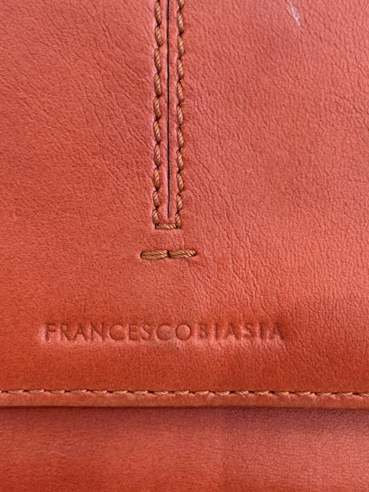 Francesco Biasia Soft Leather Tri Fold Wallet Tomato Red — 第 3/4 张图片