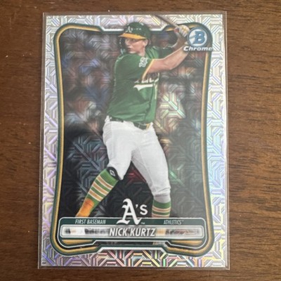 2026 Bowman Nick Kurtz Mega Box Mojo Refractor #10 A s