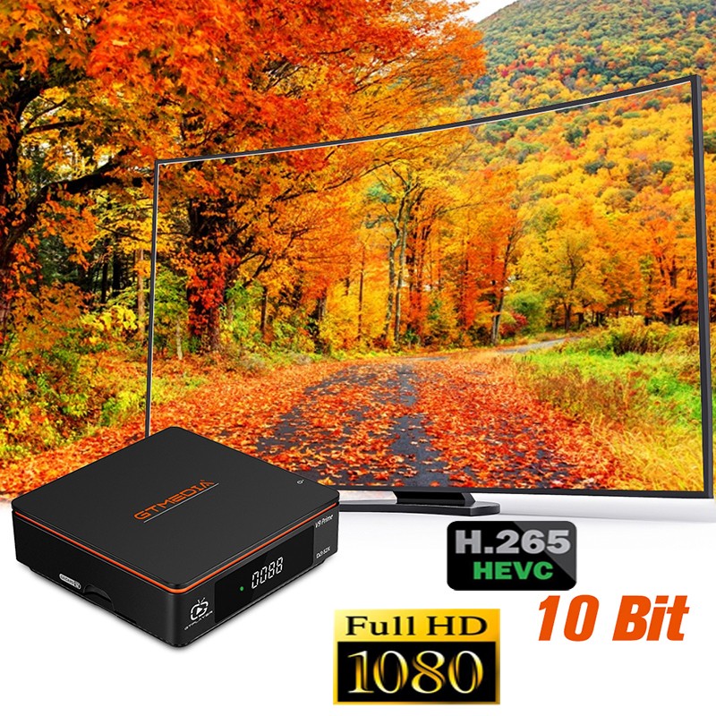 GTMEDIA V9 Prime HD FTA Sat Receiver DVB-S/S2/S2X Satellite H.265 DVR ...