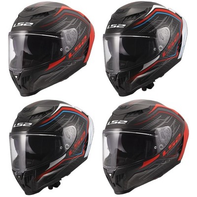 LS2 FF807 Dragon Subic Dual Visor Integralhelm Motorradhelm