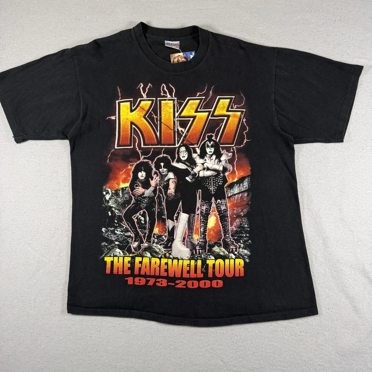 KISS Tour T Shirt Indiana Men's T-Shirts for sale | eBay