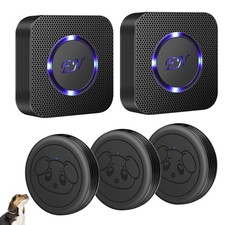 EverNary Dog Door Bell Wireless Doggie Doorbells for Potty Training with Wate...