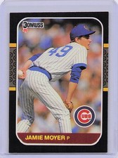 1987 Donruss #315 Jamie Moyer Rookie Card. rookie card picture
