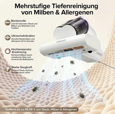Dust Mite Vacuum Cleaner CM208 Input 220-240V -50/60hz White