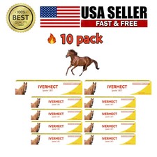 10 Pack In Box Paste Horse Dewormer Apple Flavor wormer EXP 1/2027