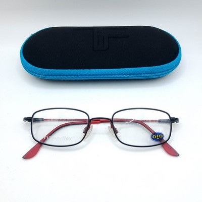 Eschenbach OiO Titanflex Mädchen Kinder Brille 830016 10 Schwarz/ Rot 45 18 130