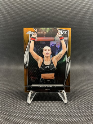#ad Casey quot;Kingquot; O#x27;Neill 2026 Topps Chrome UFC Gold Refractor 50 #81 Flyweight $20.00