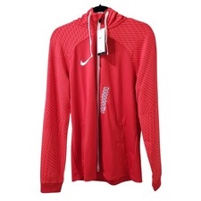 Nike Dri-Fit Strike Track Jacket Hooded Men Red Football/Soccer NWT   