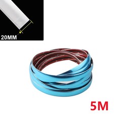 6/8/10/20/30mm x 5M Chrome Car Styling Tuning Moulding Strip Trim Self Adhesive