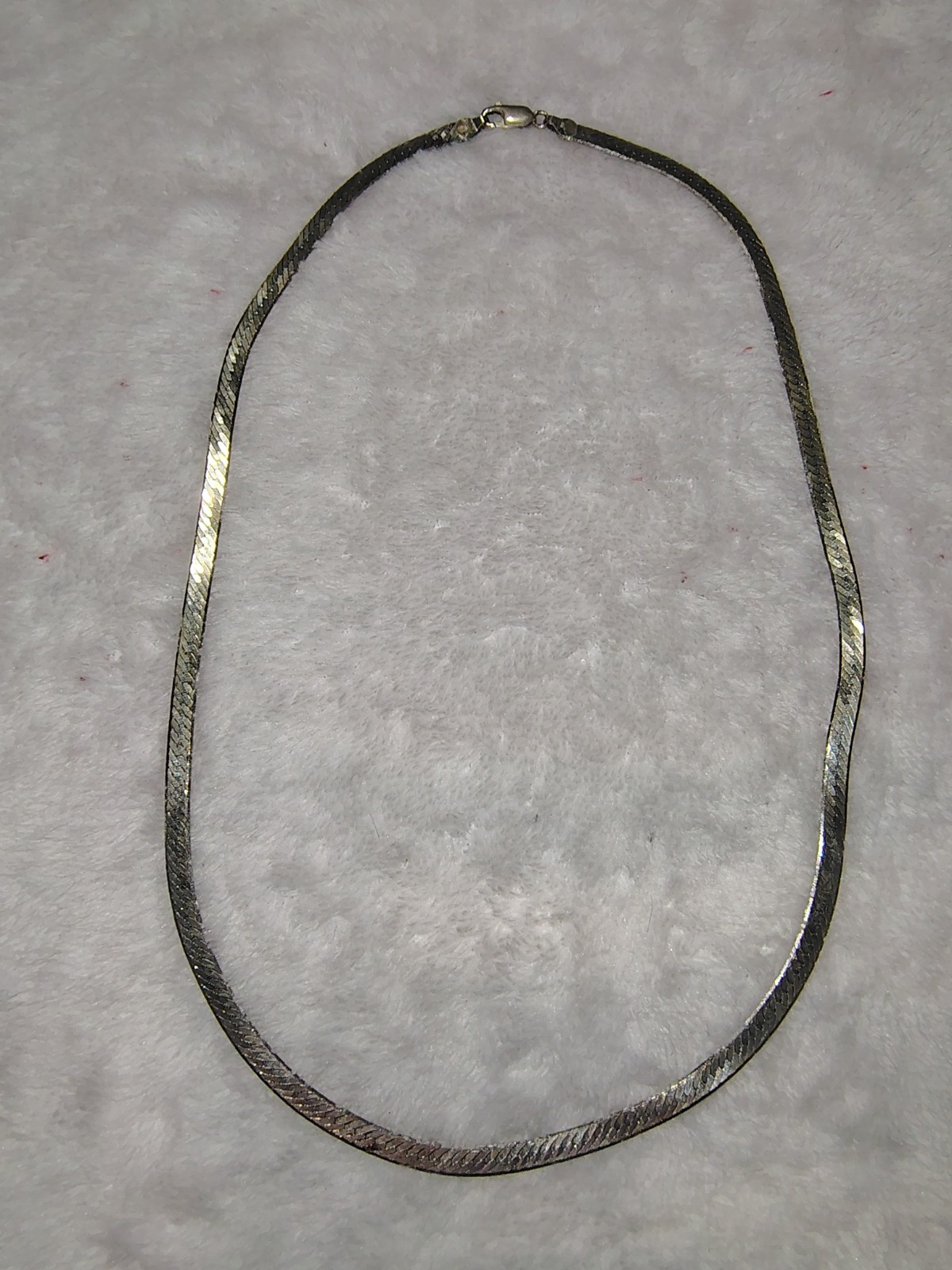 Solid .925 Sterling Silver 24" Herringbone Chain … - image 3