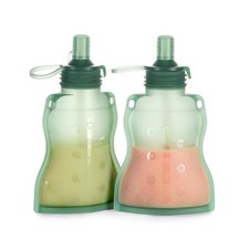 haakaa Yummy Pouch Reusable Baby Food Pouch, Reusable Pouches for Toddlers Ki...