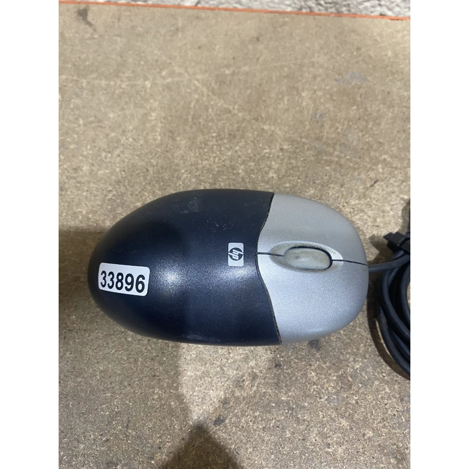 HP 265986-003 Optical Mouse Black USB Wired Scroll Wheel 2-Buttons for Desktop - Image 2 of 4