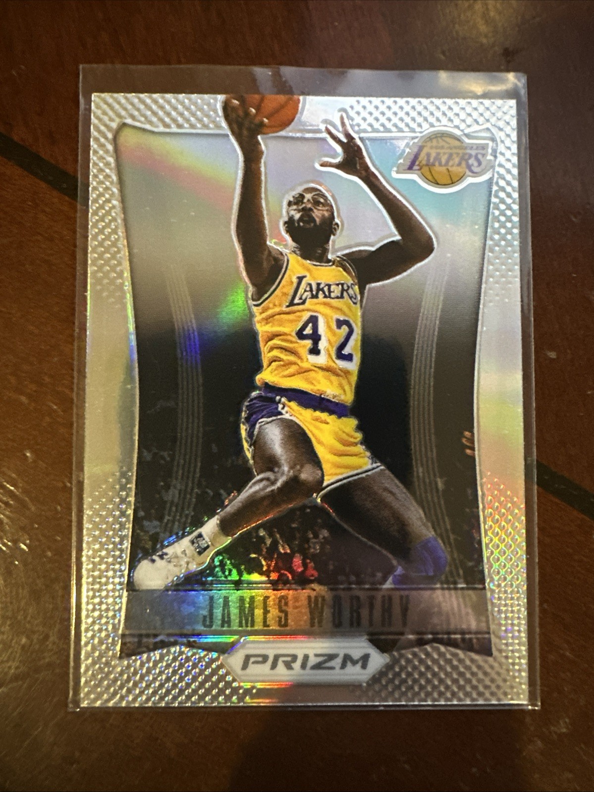 James Worthy 2012 13 Panini Prizm Basketball #193 Lakers Silver Prizm Rare