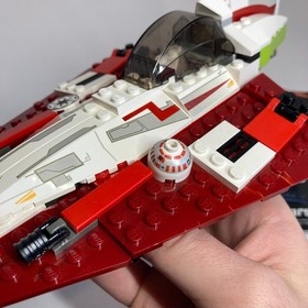 LEGO Star Wars Jedi Starfighter 7143 Complete With Instructions + Minifig