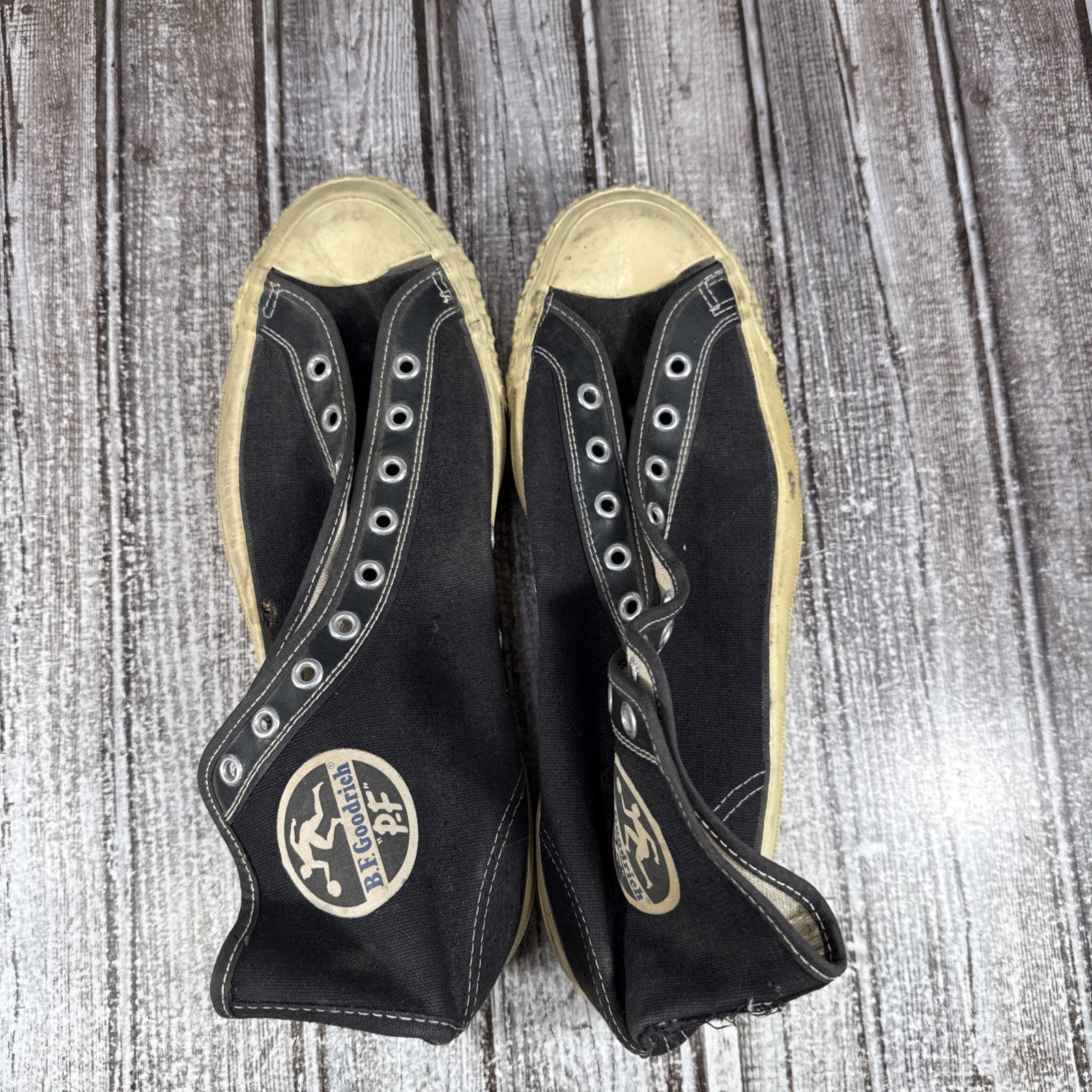 Vintage PF Flyers Canvas Basketball Shoes Sneakers BF Goodrich Athletic 10 RARE