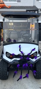 EZGO Express L6 Golf Cart Tinted Folding Windshield