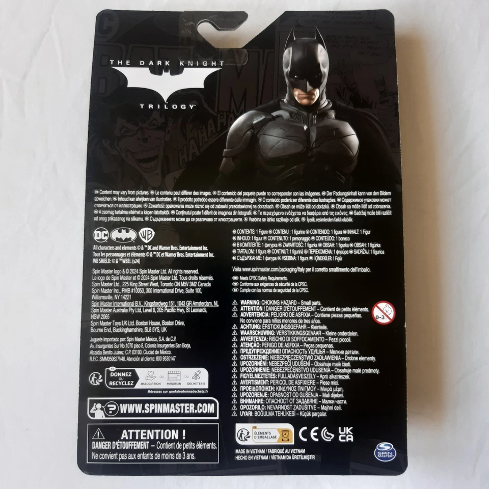 Figurine 3,75" Batman the dark knight trilogy Neuve Spin Master - Photo 2/2