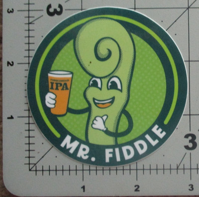 FIDDLEHEAD BREWING vermont second fiddle crc STICKER decal craft beer brewery C