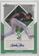 2016 Leaf Perfect Game National Showcase Green 10/10 Gabe Holt #BA-064 Auto 3d5