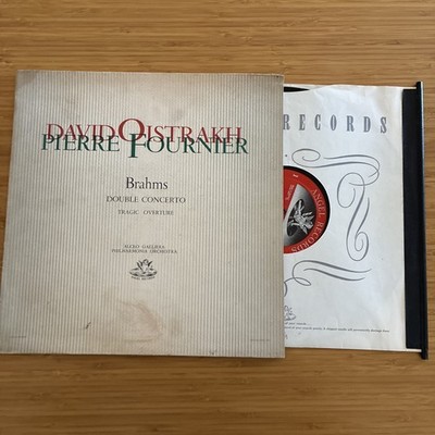 Oistrakh Fournier Brahms Double Concerto Tragic Overture Vinyl LP 35353 NM