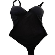 Skims Ultimate Body Lace Push-Up Bodysuit Thong Size Large New