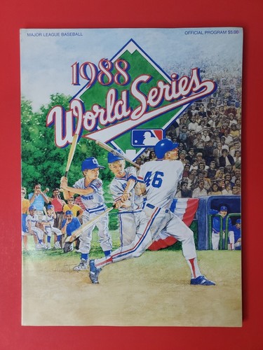 1988 World Series Official Major League Baseball Program Dodgers And Athletics