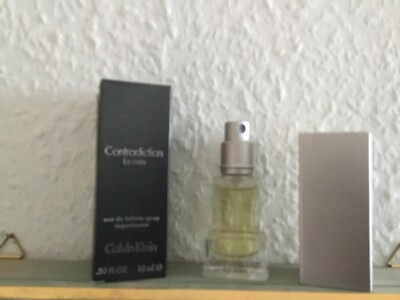 Calvin Klein Contradiction for men Miniatur mit 10ml EDT Spray, Mini Flakon