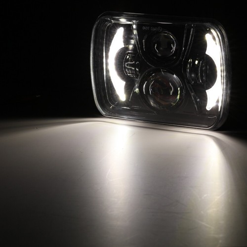 For International 4700 4900 8100 9900 9900I 5x7" 7x6" LED Headlight HI-LO Beam - Picture 10 of 12