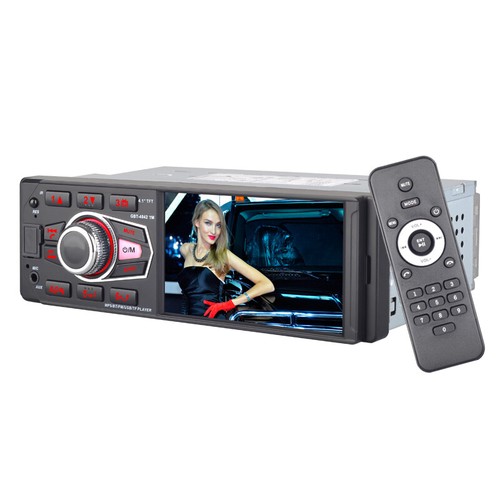 Single 1 DIN 4" Autoradio Radio Touchscreen MP5 Player USB im Armaturenbrett Bluetooth - Bild 2 von 11
