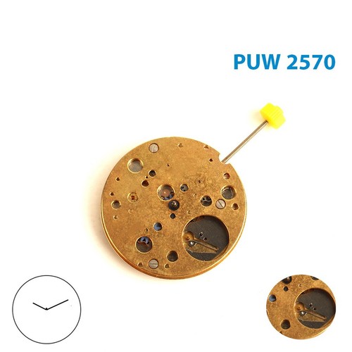 PUW 2570 ( MONDIA 807) VINTAGE SWISS🇨 MOVEMENT , CHRONOGRAPH , QUARTZ. - Picture 2 of 2
