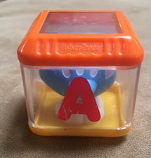 Fisher Price Peek A Blocks LETTER A AIRPLANE Alphabet Replacement Block