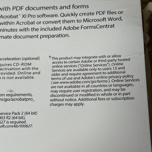 Adobe Acrobat XI 11 Pro Full Windows Licensed for 2 PC=SEALED PERMANENT VERSION= - Picture 9 of 15